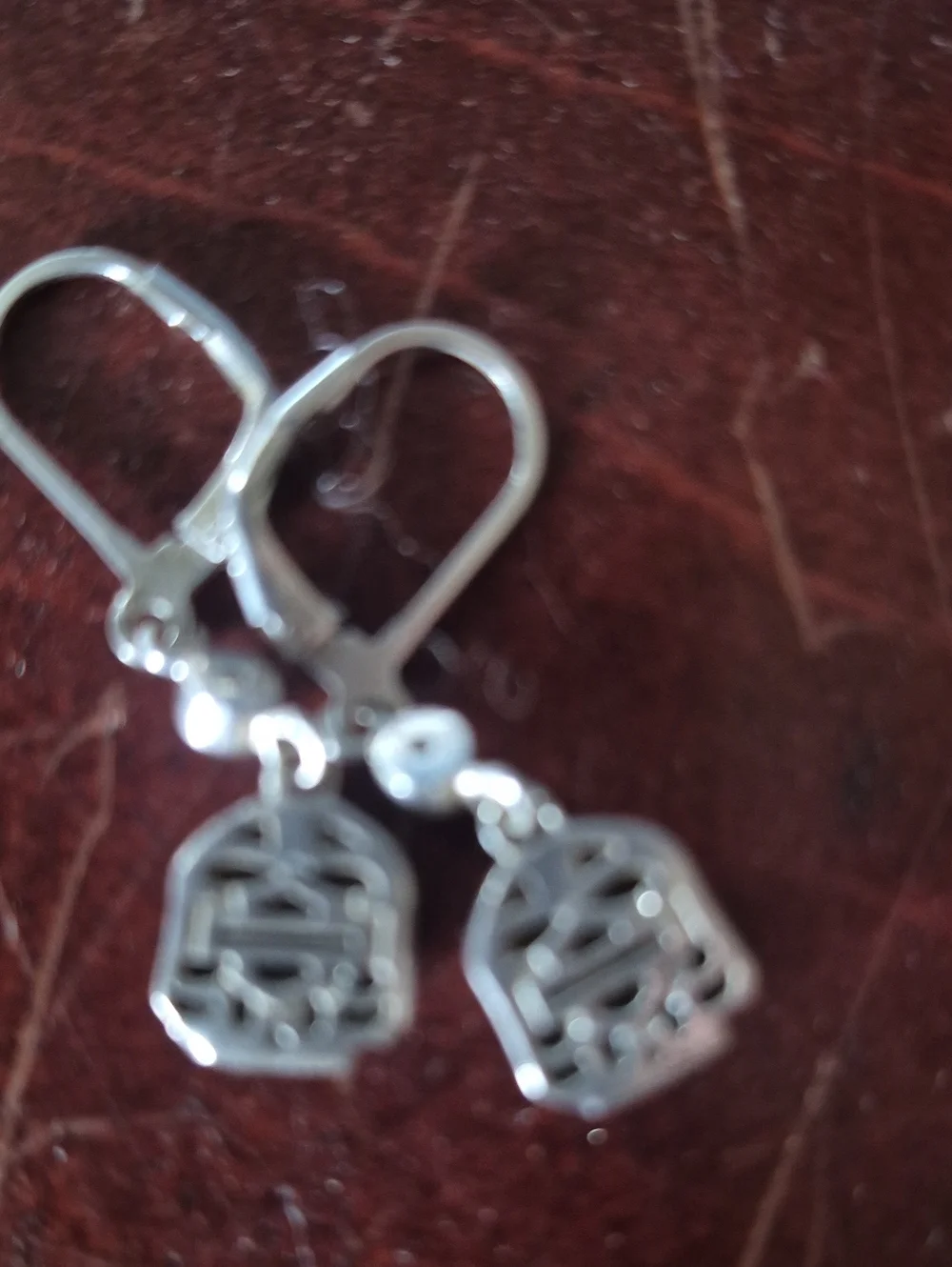 Silver Skull Dangle Earrings - Women's Gothic Accessories